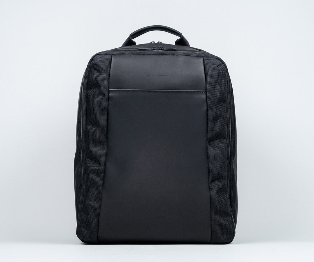 Ballistic nylon with black leather