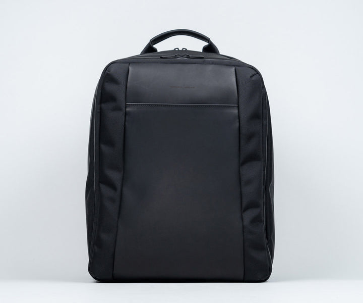 Ballistic nylon with black leather