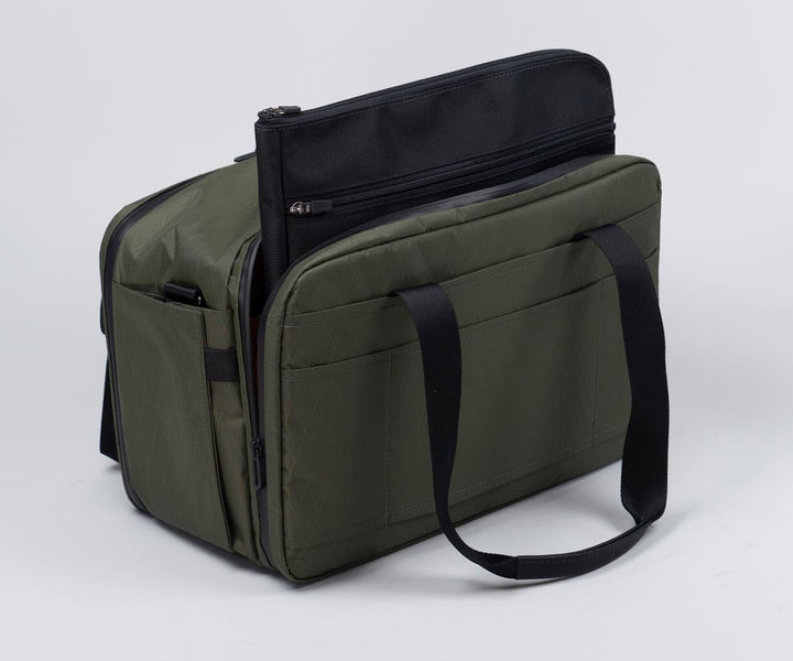 WaterField Air Caddy fits in office compartment