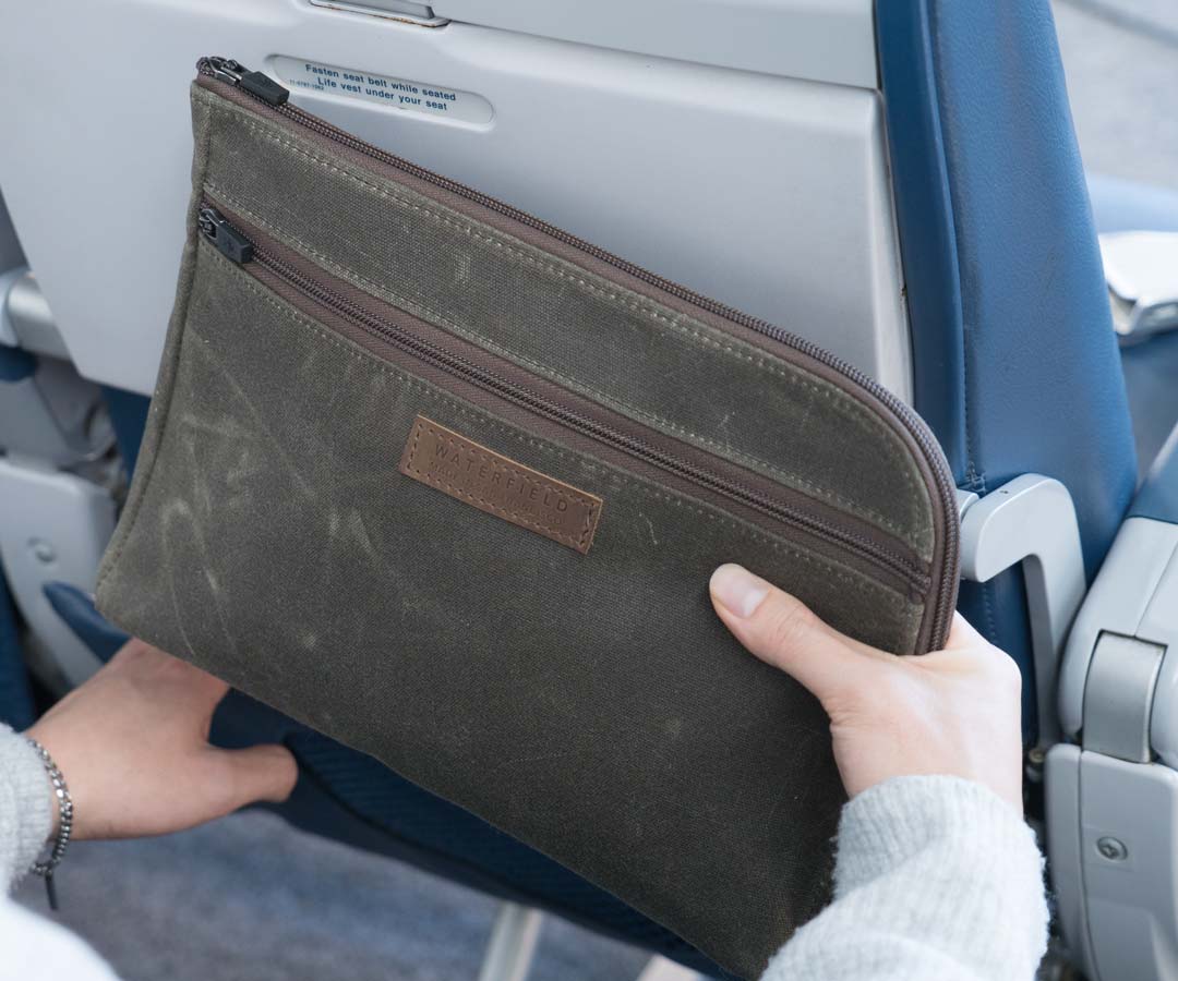 In flight organizer pouch deals