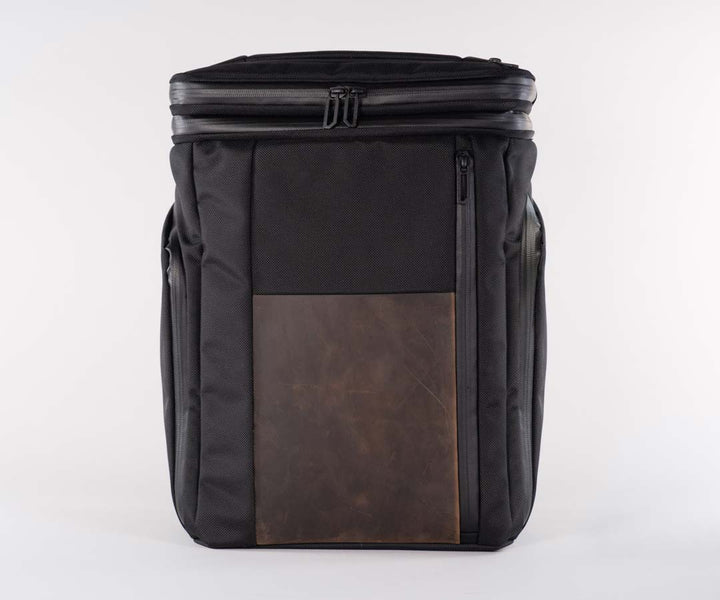 Ballistic Nylon w/ Chocolate Leather