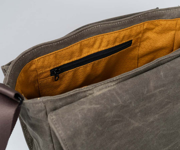 Zippered pocket for valuables