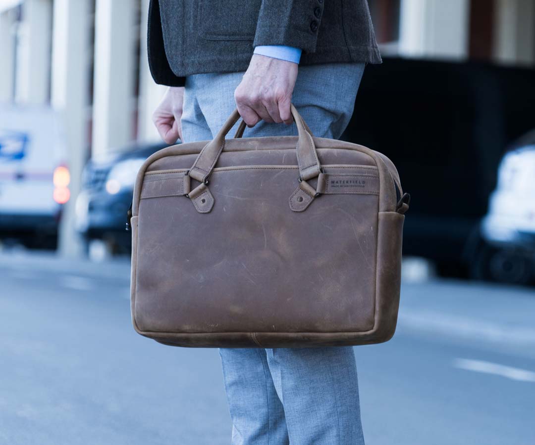 Leather laptop attache case Clearance