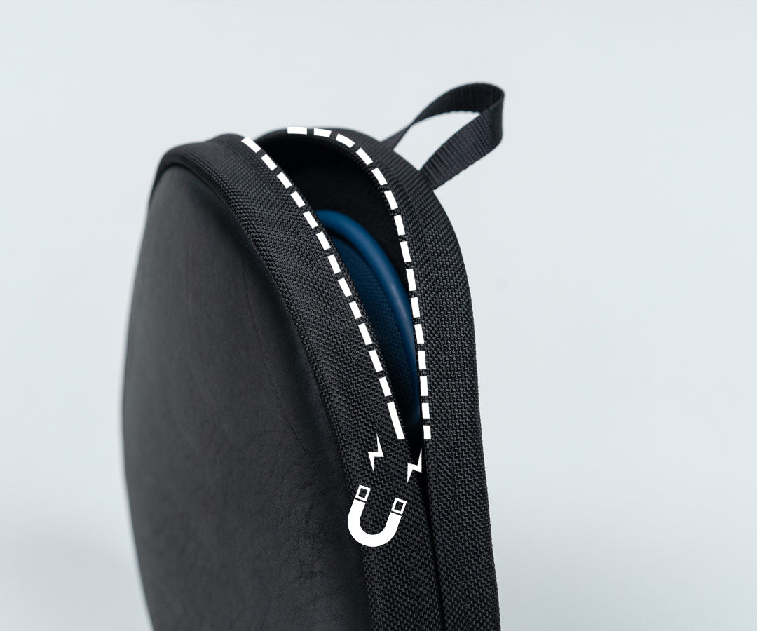 Rare earth magnets create a strong closure