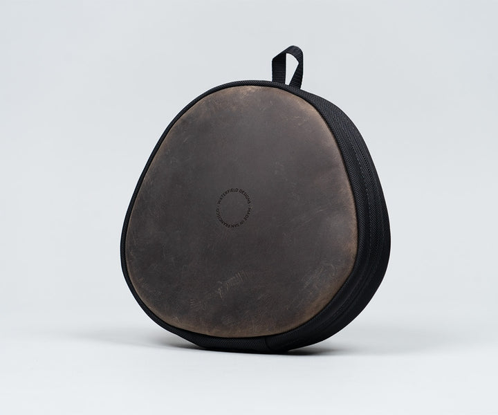 Ballistic Nylon + Chocolate Leather