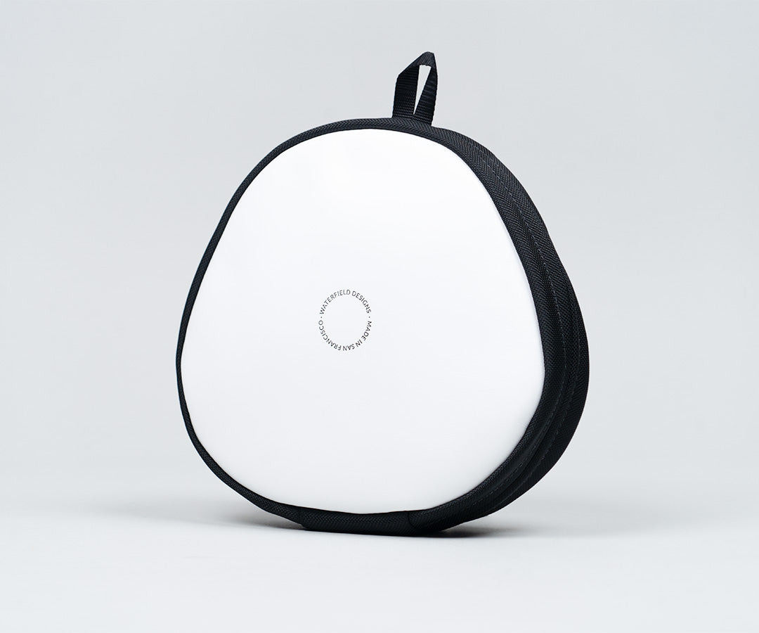 Ballistic Nylon + White Leather