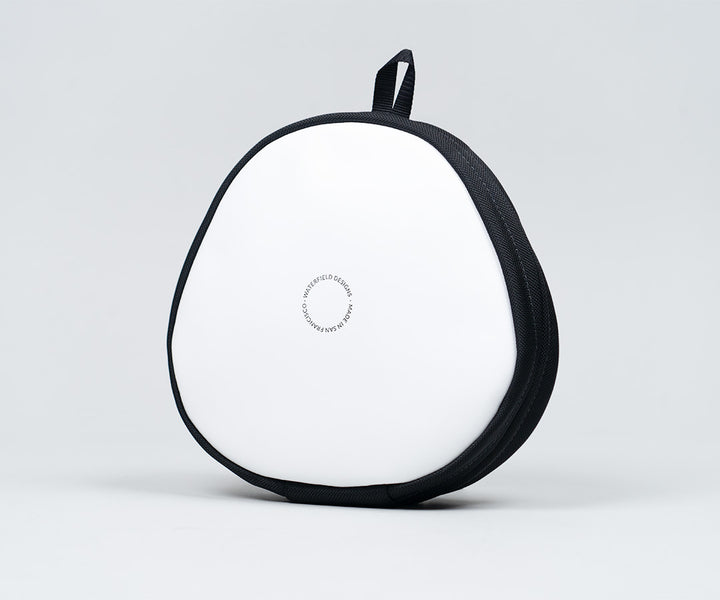 Ballistic Nylon + White Leather