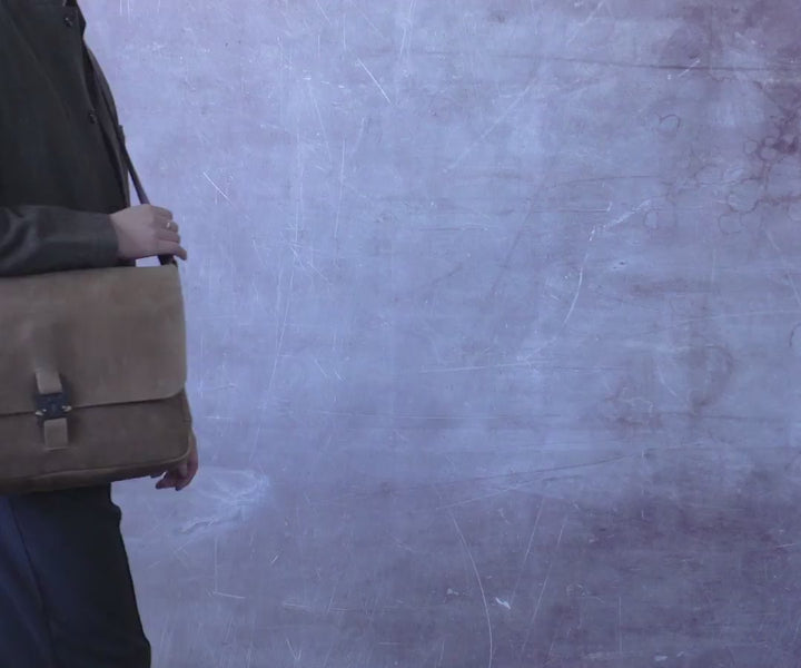 Executive Leather Messenger