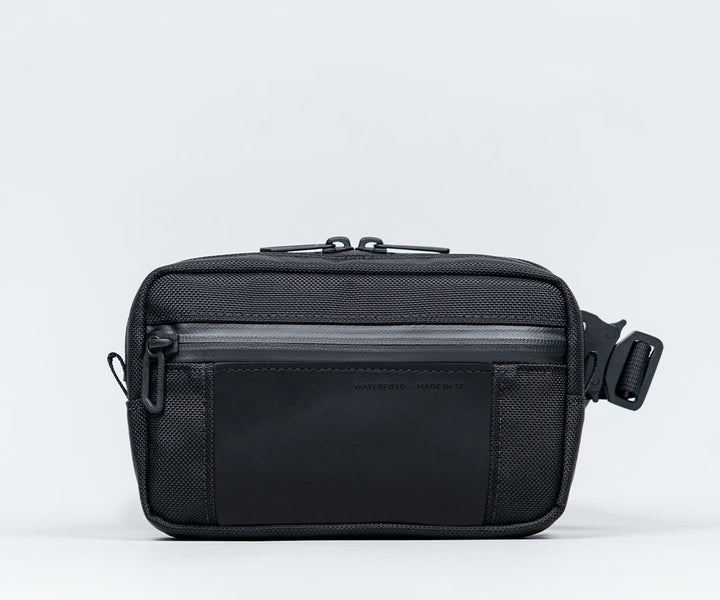 Ballistic Nylon + Black Leather