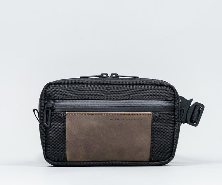 Ballistic Nylon + Chocolate Leather
