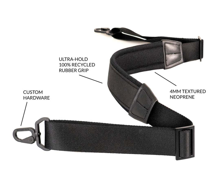 Includes 1.5-inch Supreme Suspension Shoulder Strap  ($49 value)