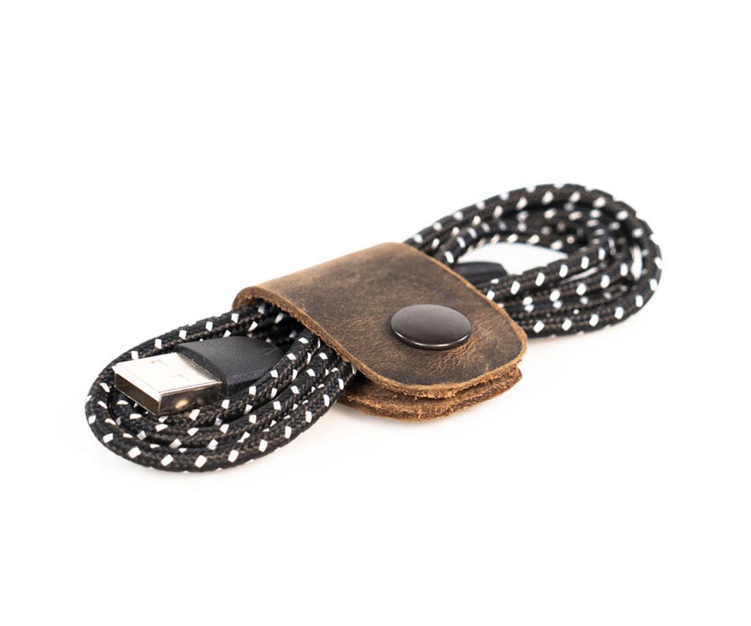 Leather Cord Organizer