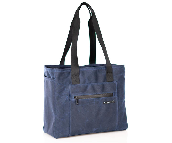 Navy Waxed Canvas