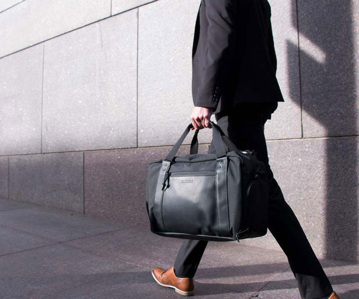 Office bag + gym bag in one duffel