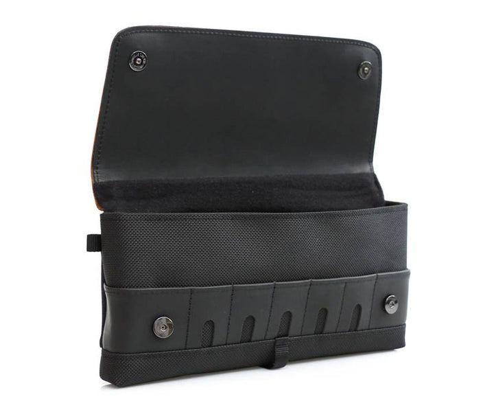 Full-grain leather slots