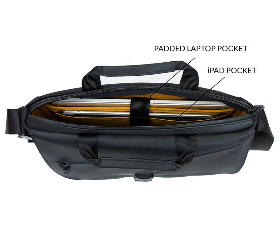 Padded laptop and tablet compartment