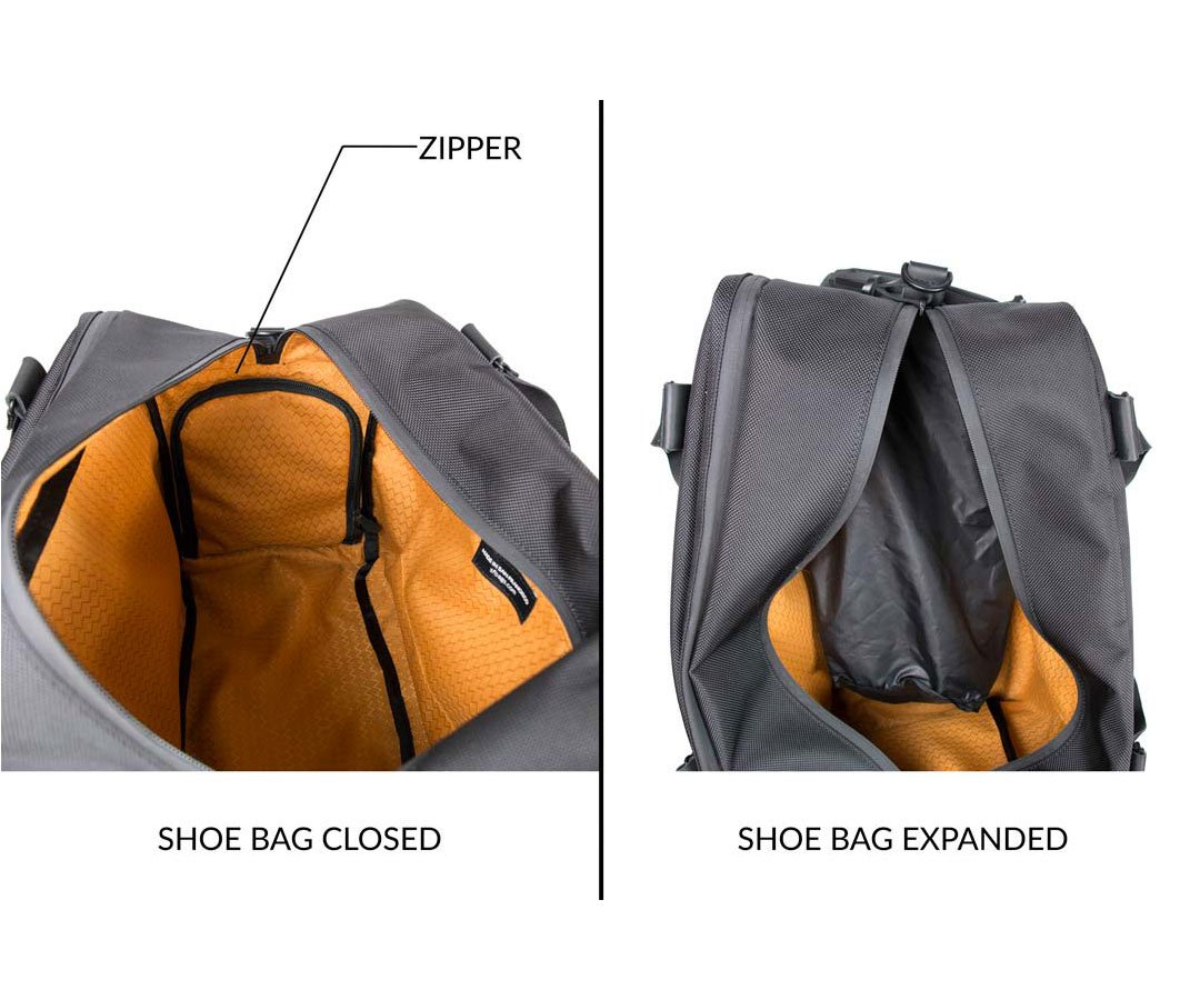 Collapsible shoe bag