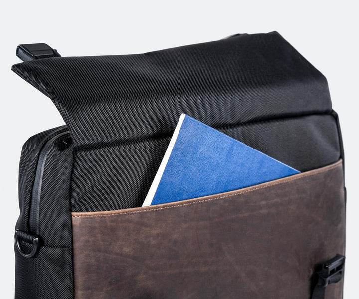 Front pocket fits documents and important paperwork