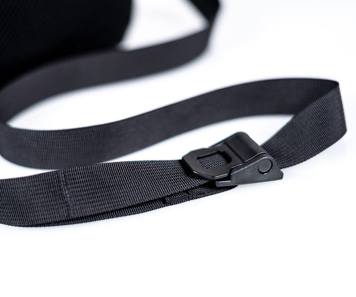 Cam lock lets you adjust while on body