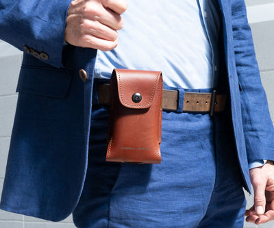 Latigo Leather iPhone Holster Keeps Apple iPhone 13 Protected and Accessible in Style