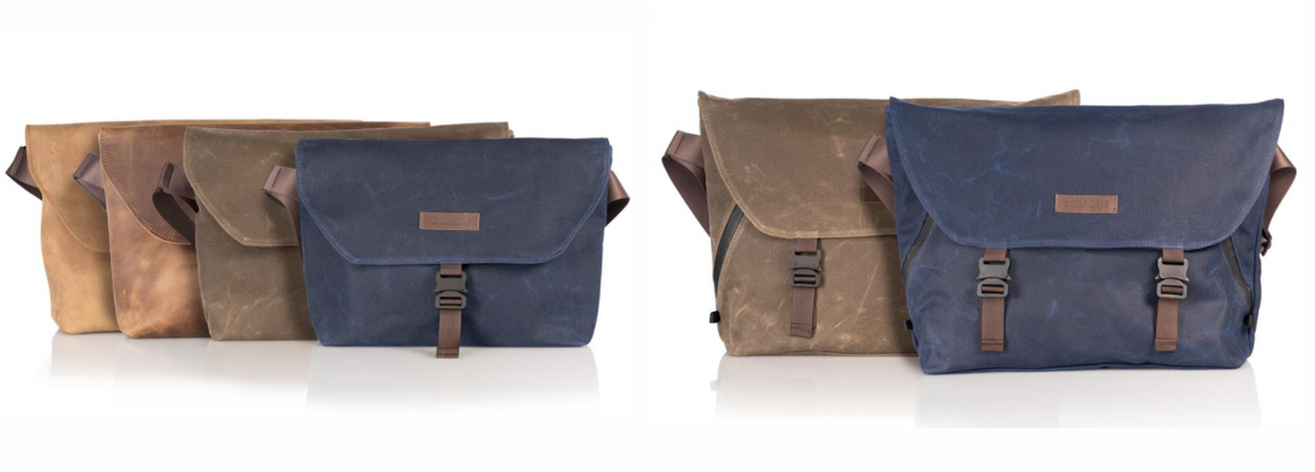 Full-grain Leather Musette & Tech-Savvy Buckles Upgrade WaterField’s Popular Vitesse Messenger Bags