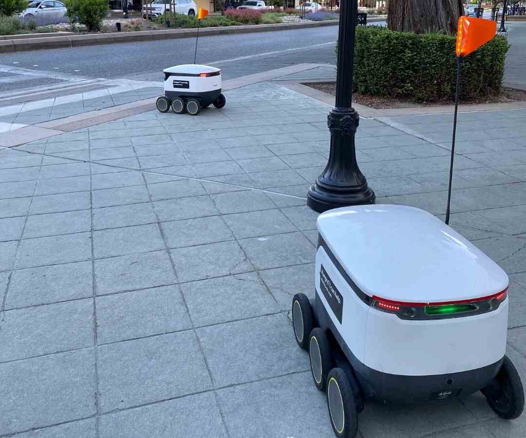 DAY 51, May 6 - Even delivery robots practice social distancing