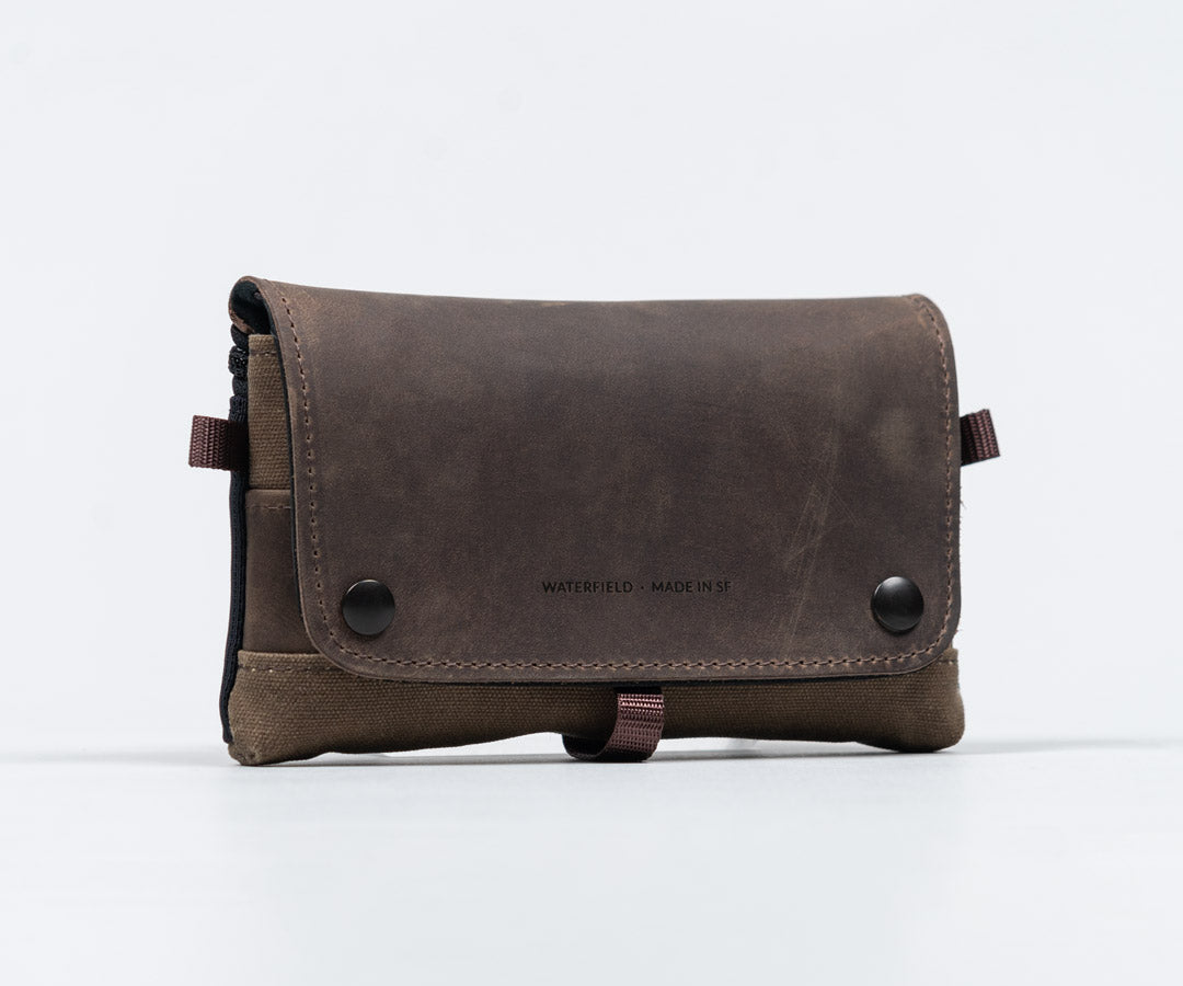 NEW Canvas and Chcocolate Leather
