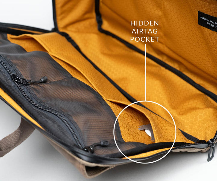 Discreet pocket for AirTag tracker