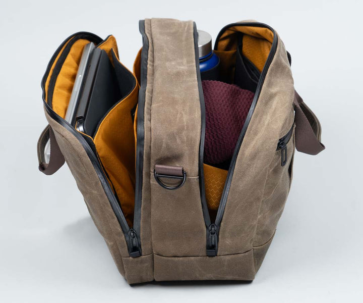 Tech Brief + Duffel in one 