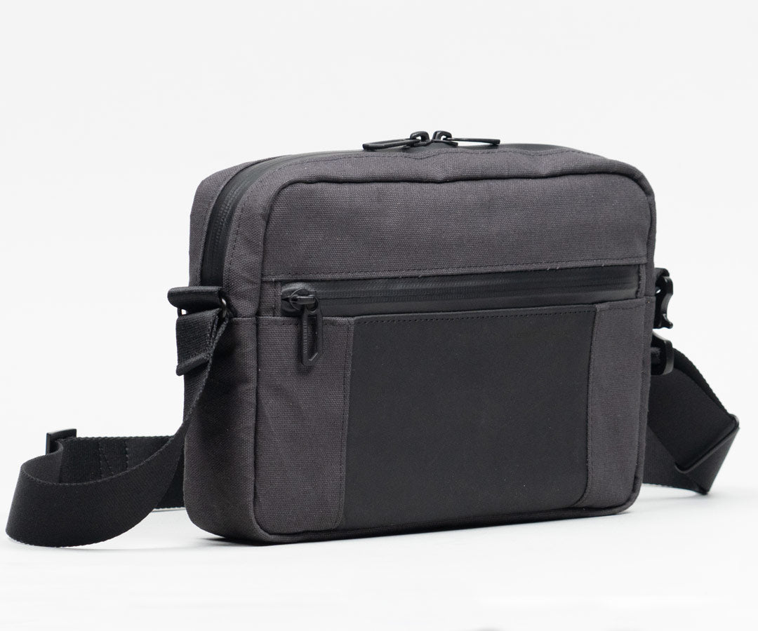 Black X-Pac® canvas + Black Leather 