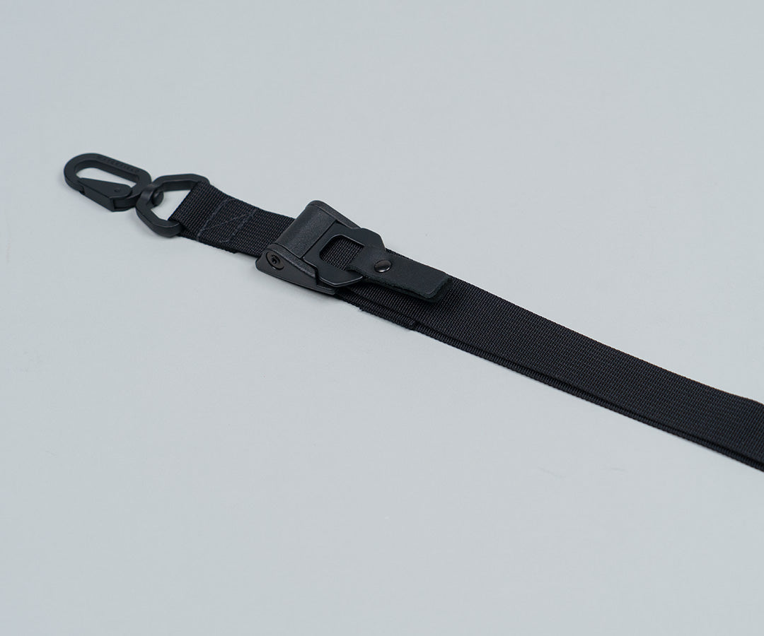 Black with black leather tab