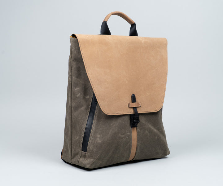 Waxed Canvas w/ Grizzly Leather
