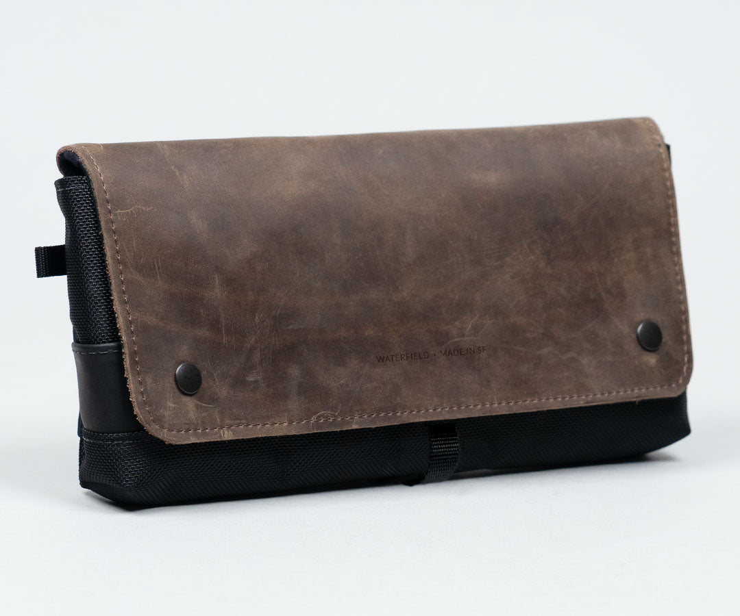 Ballistic Nylon w/ Chocolate Leather