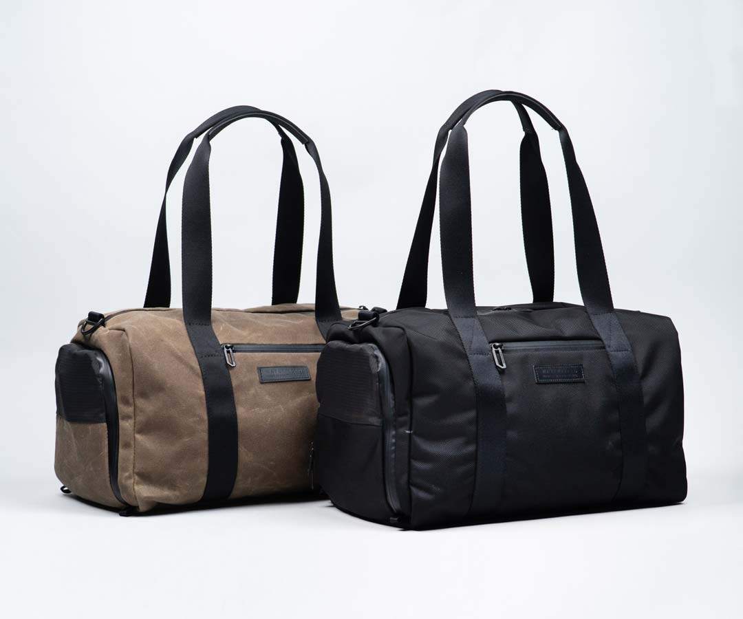 Available in ballistic nylon or waxed canvas