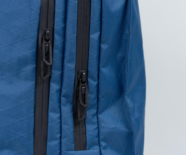 Double zipper pulls can be secured with small lock (not included)