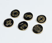 HOLIDAY GIFT — Enameled Pins