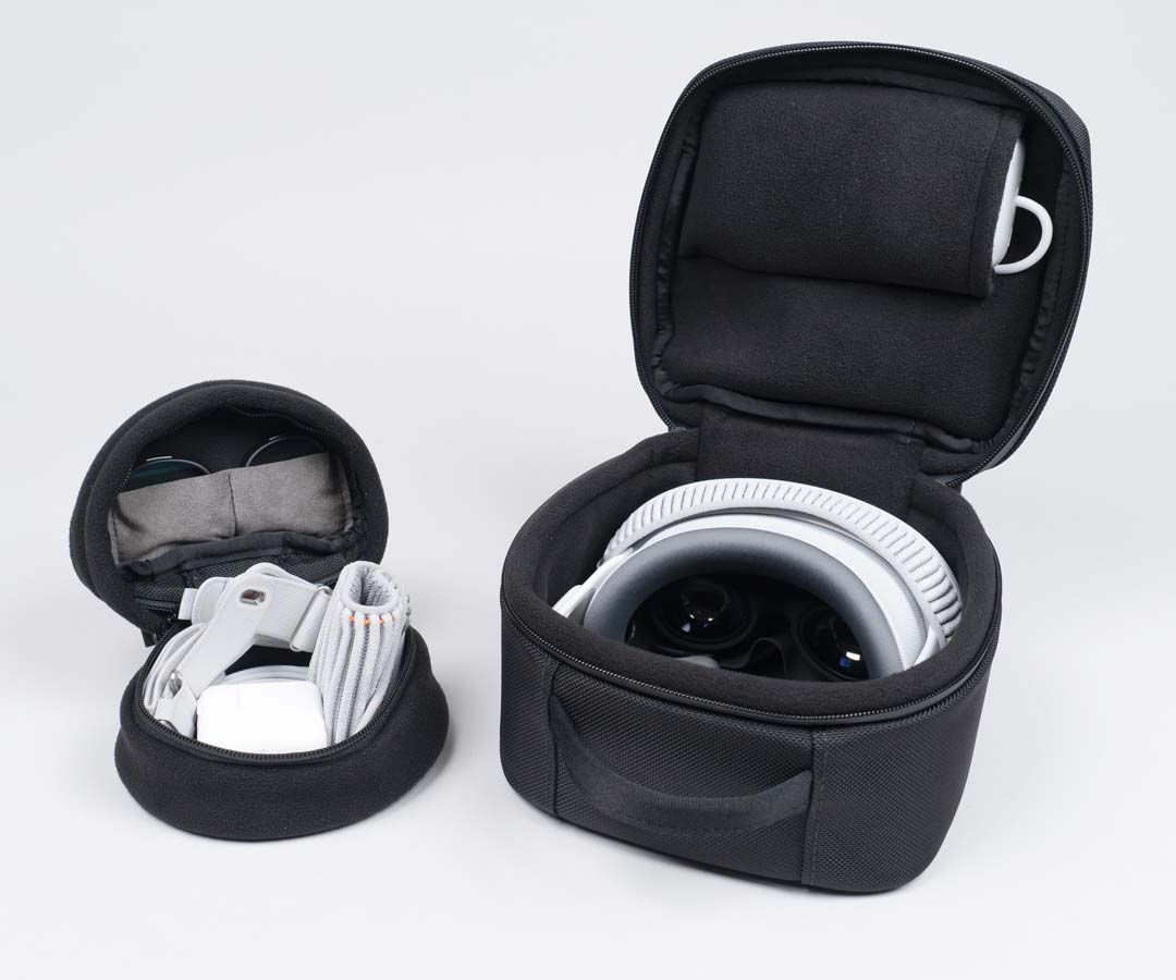 The Shield Case includes a main compartment and a Gear Insert
