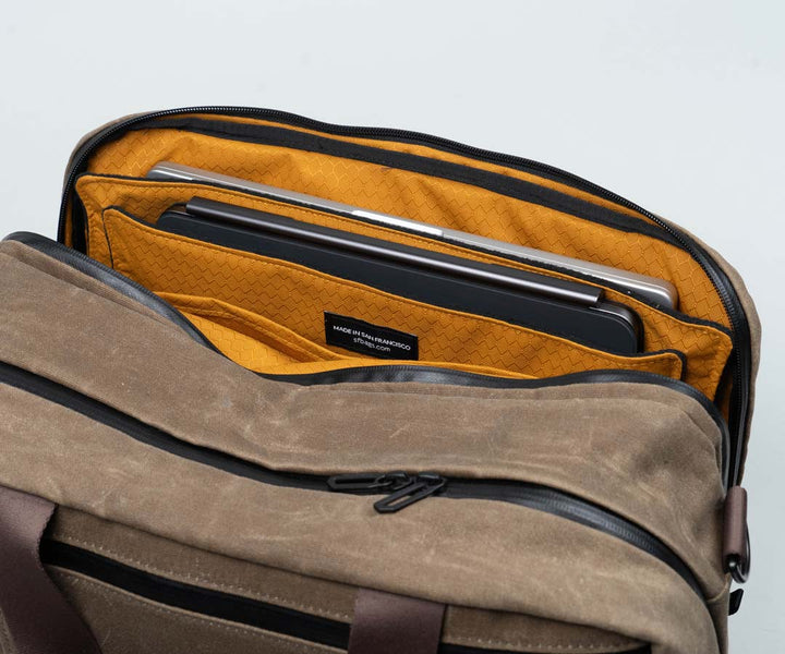 Two padded compartments for laptop and tablet