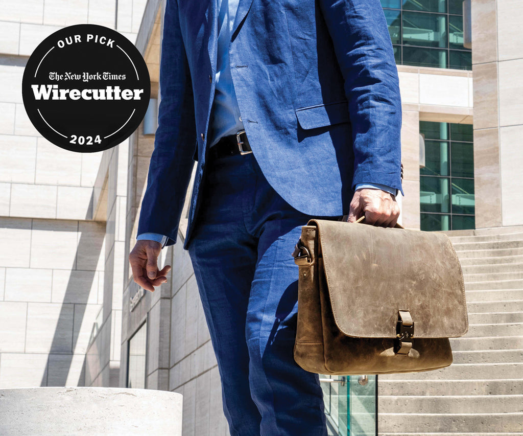 Executive Leather Messenger 2024 | USA Made | WaterField Designs