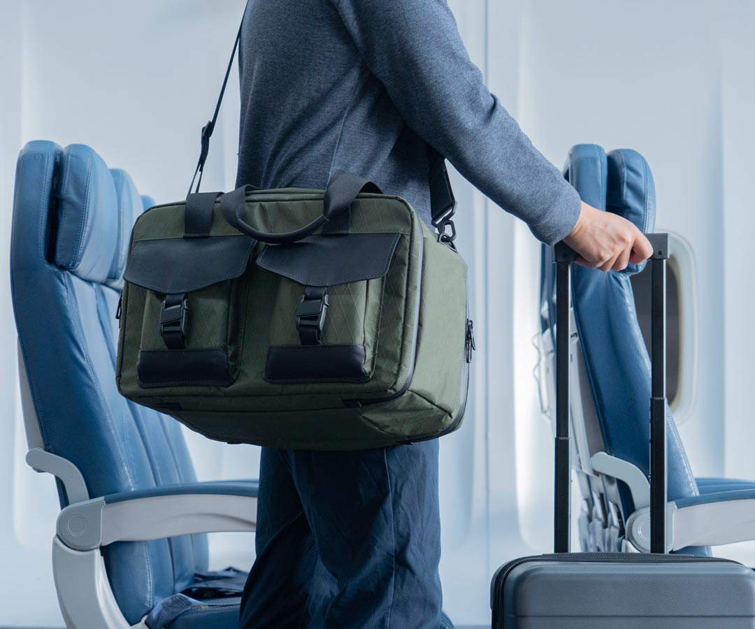 Fits most airlines' personal size carry-on guidelines