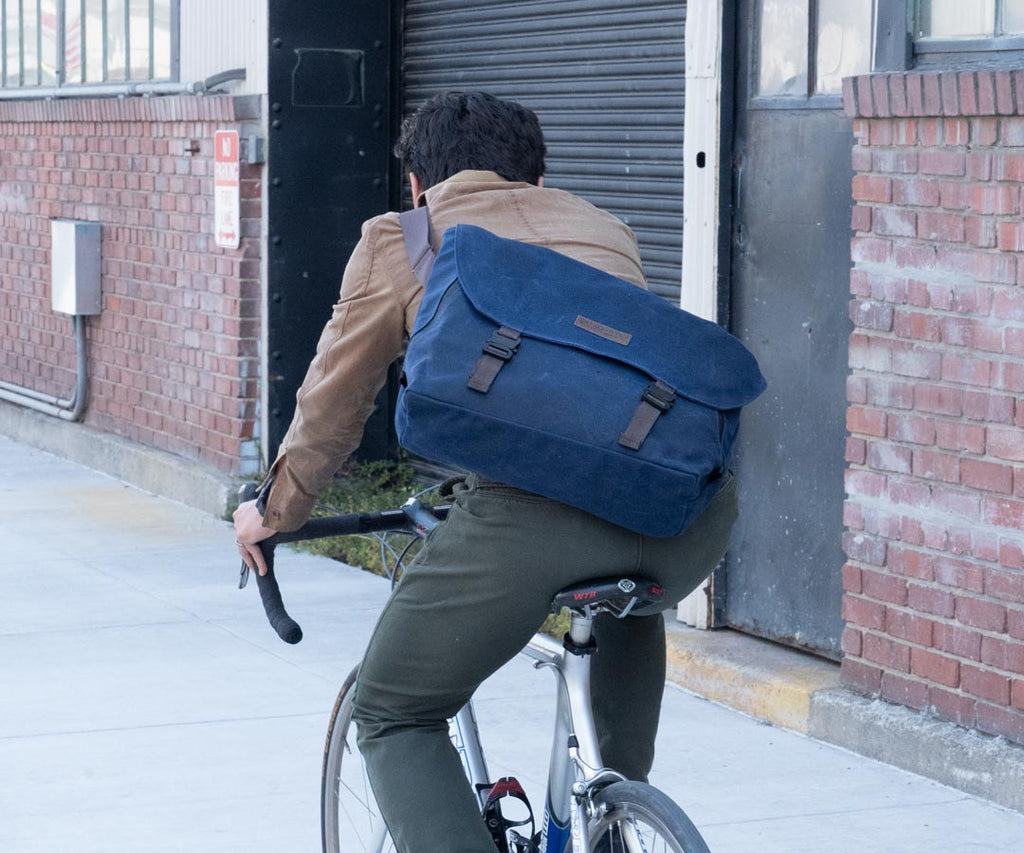 Authentic waxed canvas bags - backpack, messenger bag, duffle bag