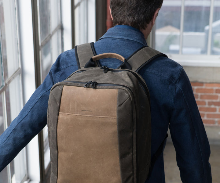 Tech Folio Backpack in Canvas