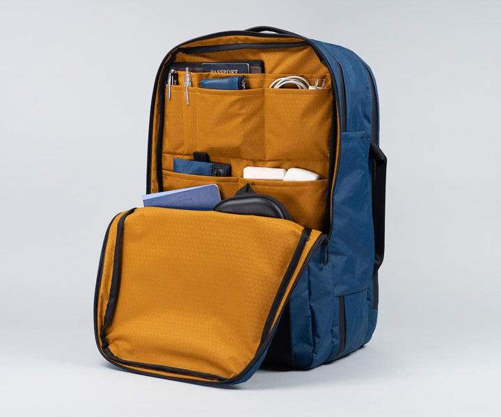 Front compartment has plenty of organizational pockets
