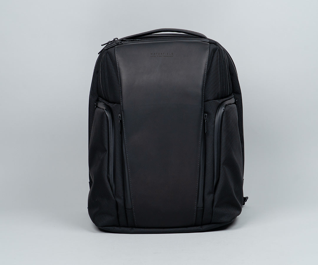 black leather business backpack Rich Handcrafted Made in San Francisco Bowery Leather Laptop Backpack |