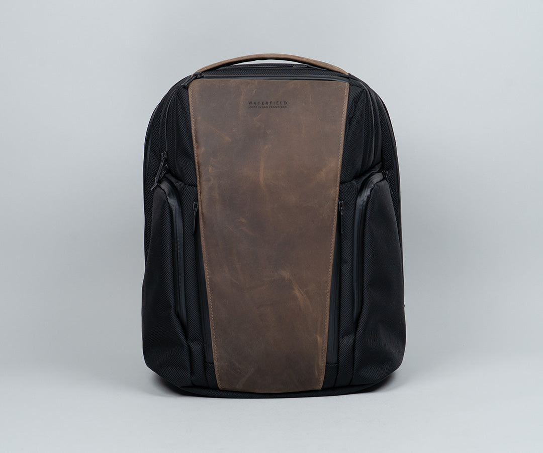 best business laptop backpack 2018 Pro Executive Laptop Backpack 2024, Chocolate Leather / No, thanks. by WaterField Designs, Leather Laptop Backpack, Mens Leather Laptop Backpack