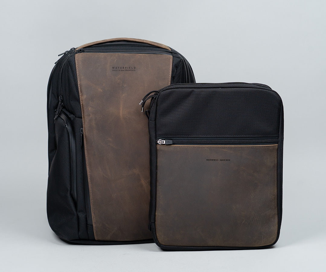 bussiness backpack leather Polare 17.3 Inch Full Grain for Men Multi Pockets Business Travel Laptop Rucksack Brown Made of Full Grain Leather with YKK Zipper The Narcissus Luxurious Business Laptop