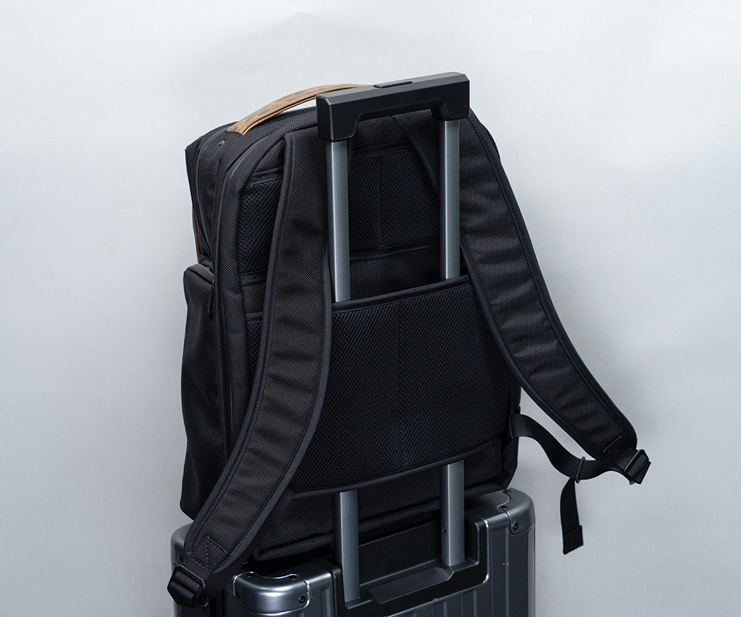 Convenient slot for carry-on luggage