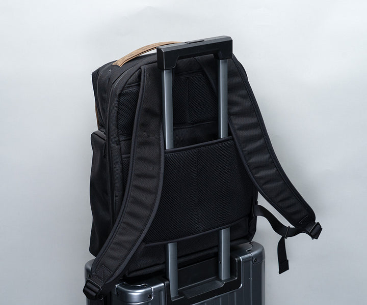 Convenient slot for carry-on luggage