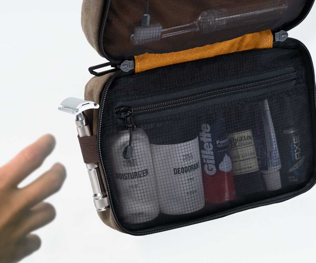 Hanging Travel Toiletry Bag | USA-Made Hanging Travel Toiletry Bag | USA-Made