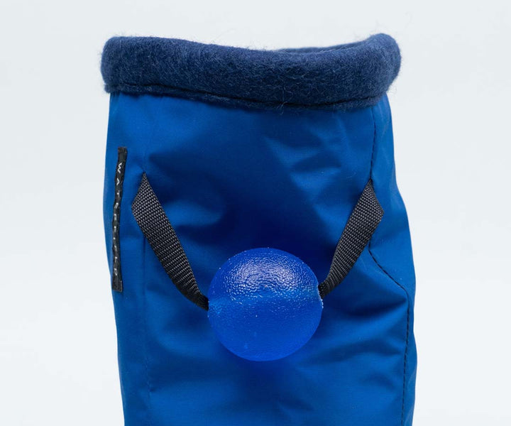 Stress ball on handles 